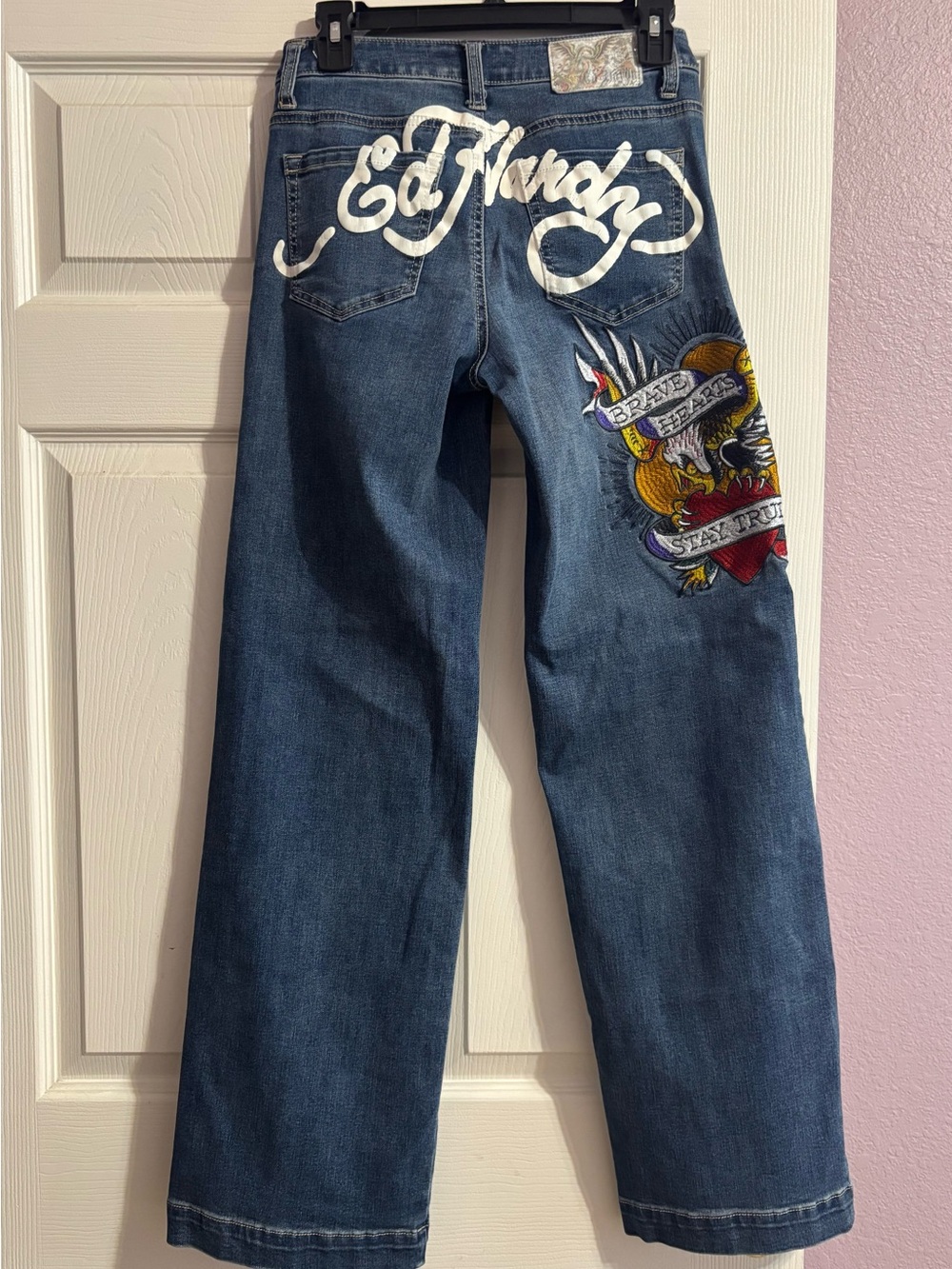 Ed Hardy Jeans with Side Embroidered
